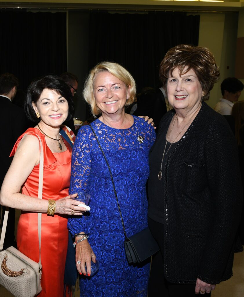 Dr. Ursula Muenzel, Annika Bergman, TMF Council Chair Jo Dee Wright at the Texas Music Festival (Photo by Jeff Grass)