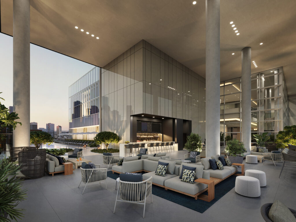 The city's skyline never looked better than from Vincent's.