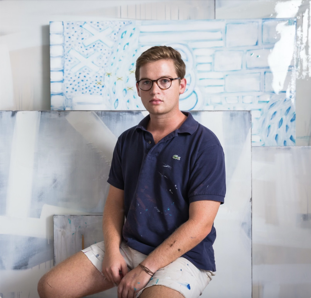 Johnston Burkhardt whose work will be on sale at the Lily's Vintage Finds pop-up in Hermann Park's Lott Hall on July 30.