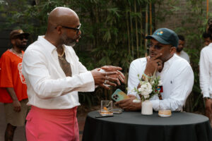 Kevin Barnett, Dee Sonaram (Photo by William Issac)