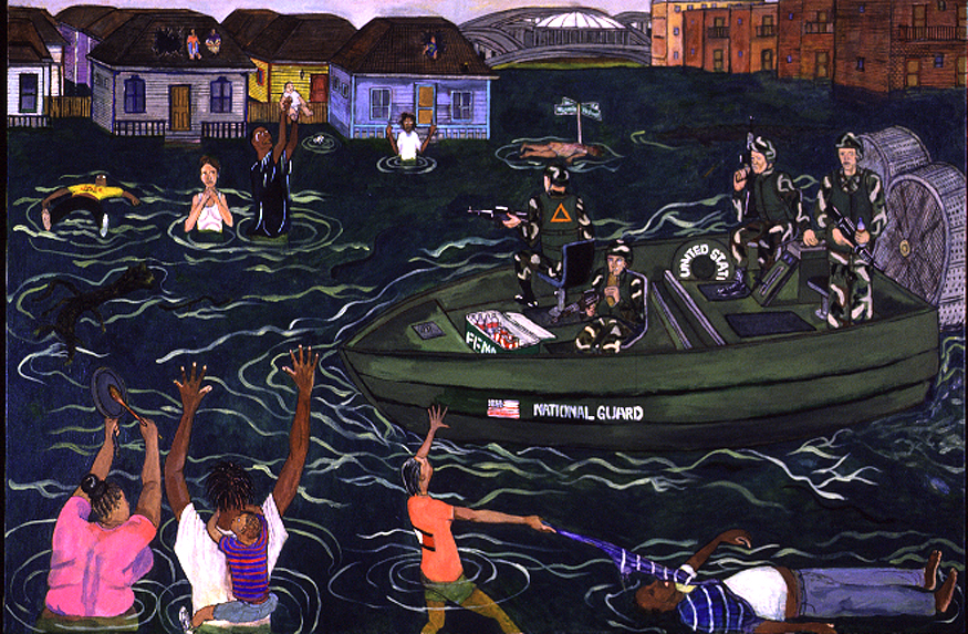 El Franco Lee II's "Nightmare Katrina," 2005. (Courtesy El Franco Lee II)