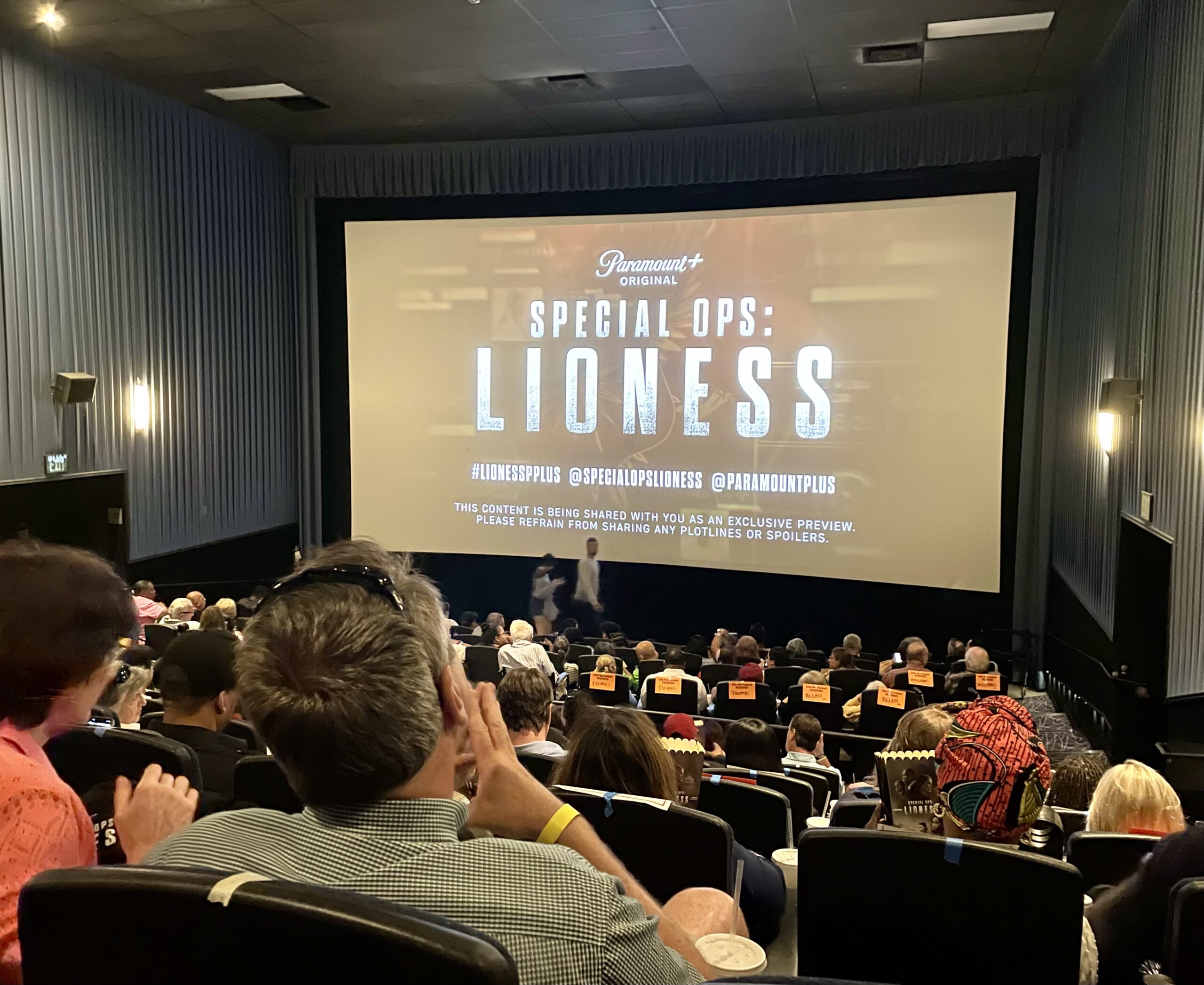 The Lioness advanced screening took place at the Angelika in Dallas. (Photo by Courtney Dabney)