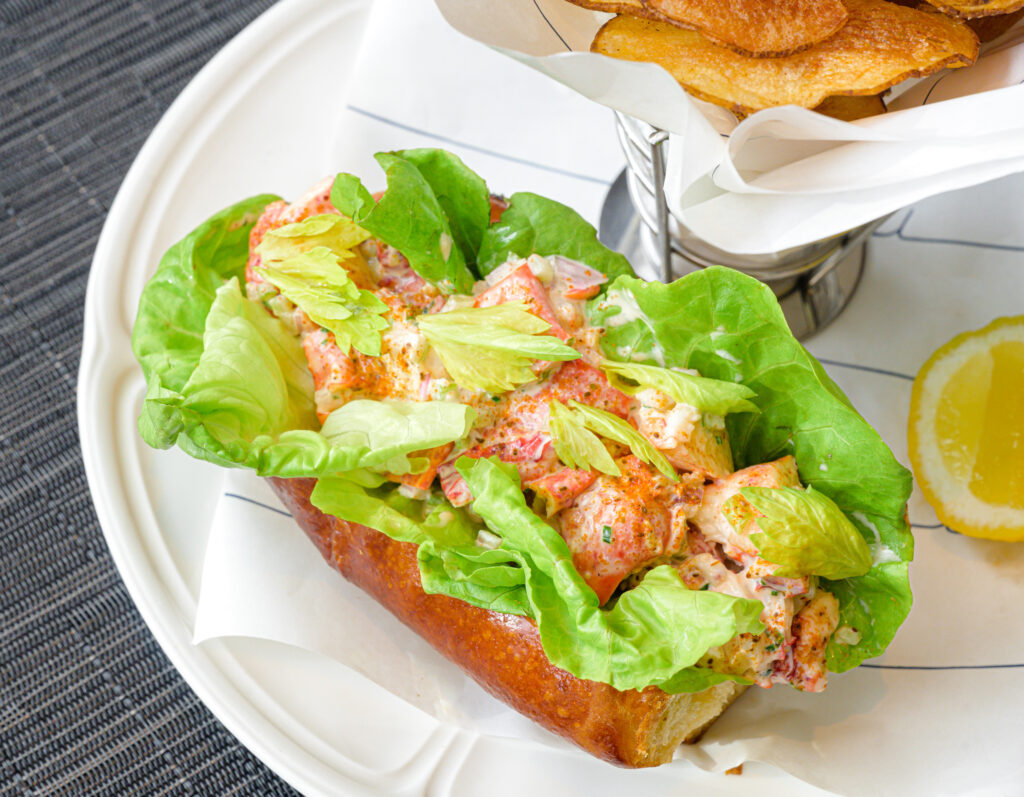 Lobster Roll at Navy Blue (Photo by Julie Soefer)