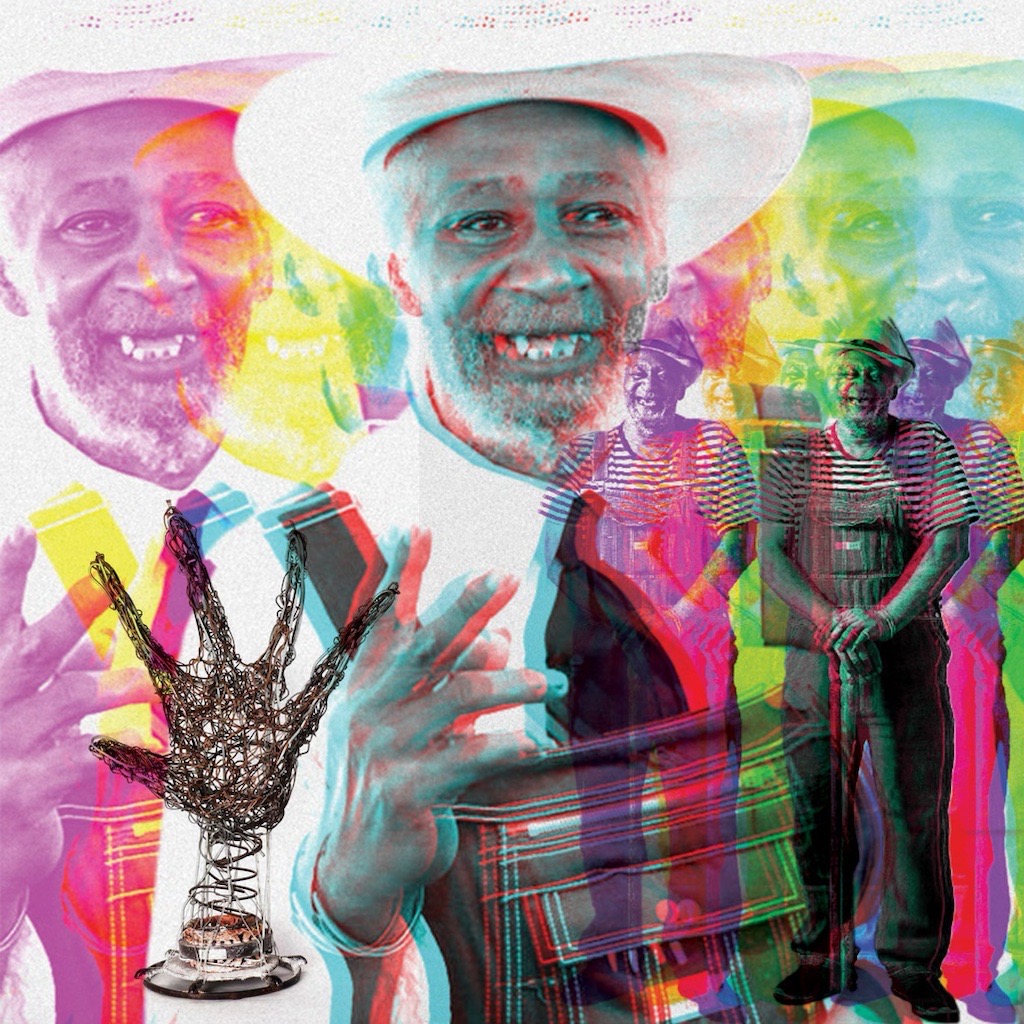 Artist Phillip Pyle II designed this beautiful collage tribute to artist Jesse Lott. (Courtesy Phillip Pyle II and Project Row Houses, Houston)