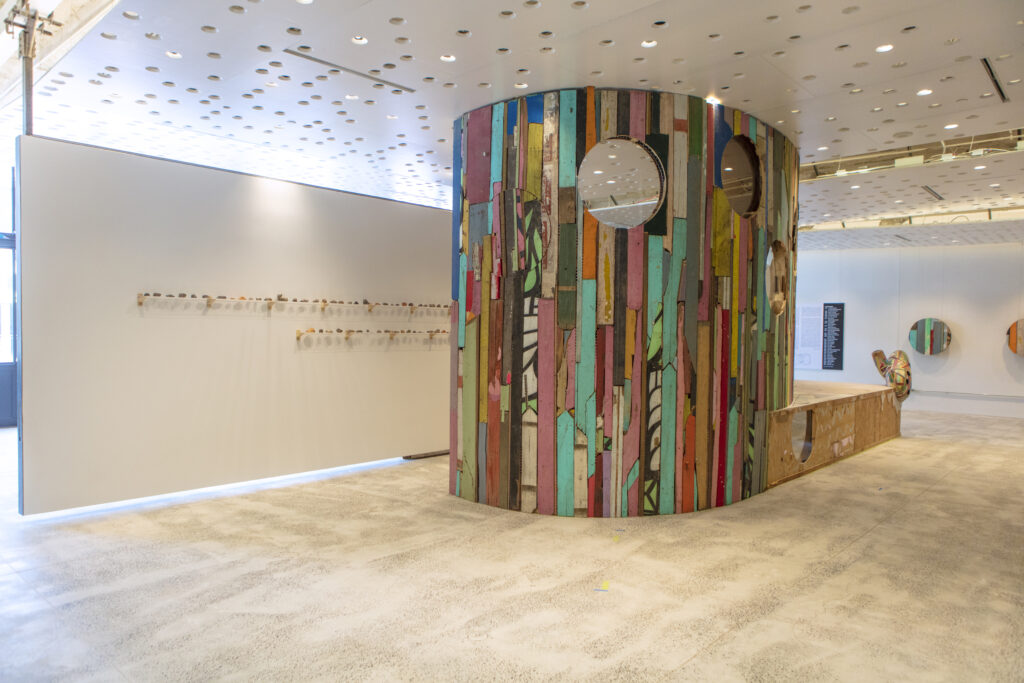 Patrick Renner's "Once & Future Architecture" Exhibition at the Architecture Center Houston  (Photo by Emily Peacock)