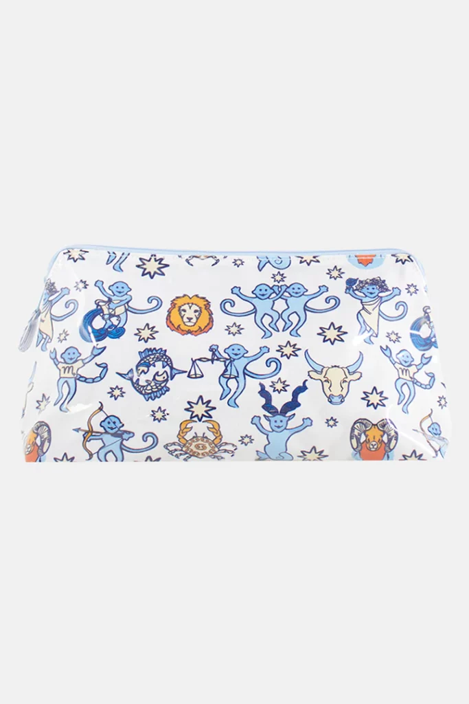 Roller Rabbit Monkey Horoscope Makeup Bag, $38