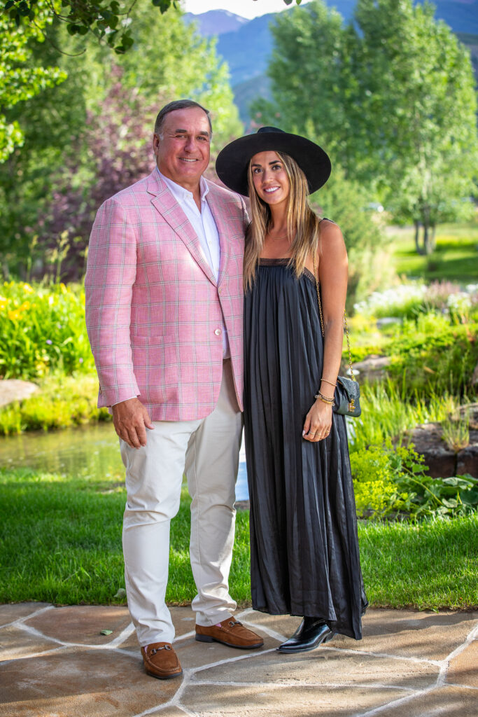 Steve Trauber, Lexi Trauber at the Memorial Hermann Foundation friend-raising events in Aspen. (Photo by Cathy Miller)