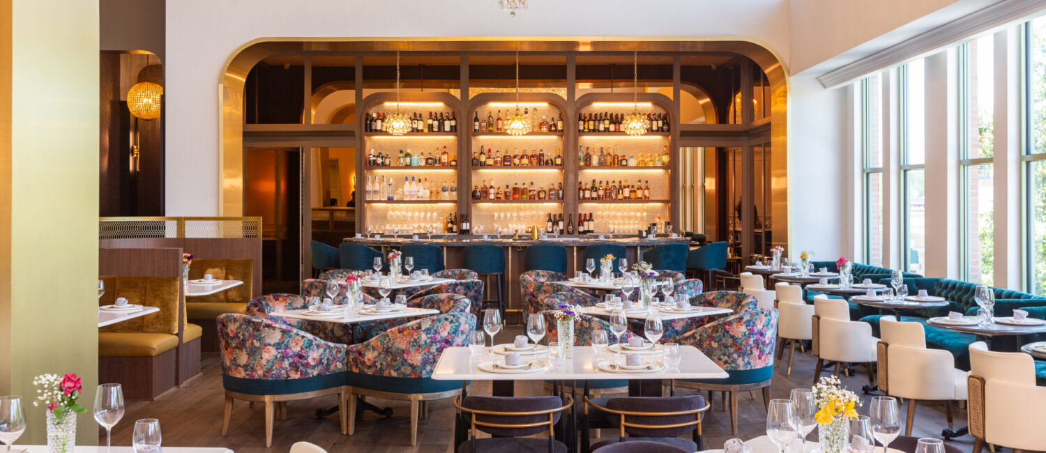 The Audrey Restaurant & Bar at The Woodlands’ new showcase movie theater is inspired by the Hollywood actress Audrey Hepburn.