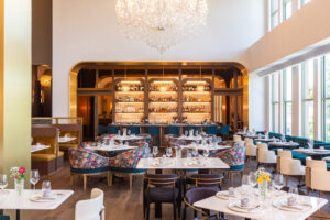 The Audrey Restaurant & Bar at The Woodlands’ new showcase movie theater is inspired by the Hollywood actress Audrey Hepburn.