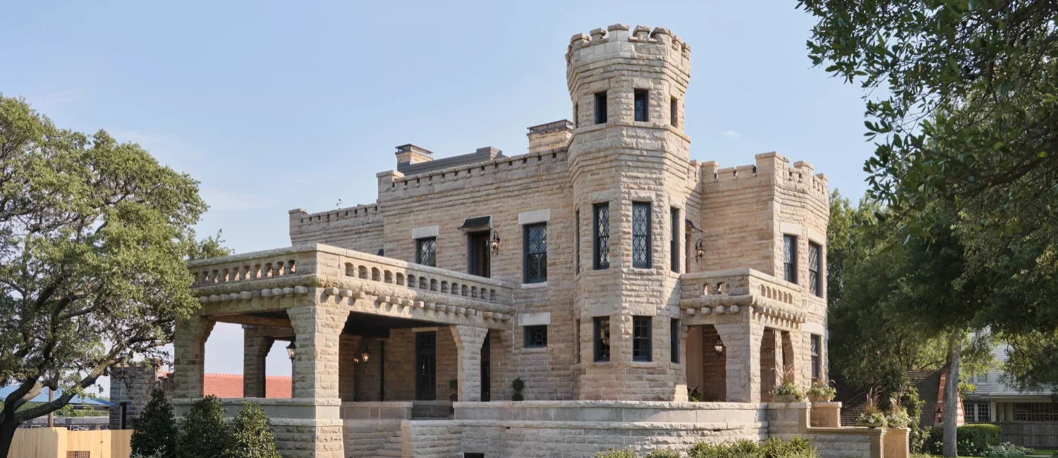 Waco Castle – Stone facade of the gothic castle. (Photo by Lisa Petrol)