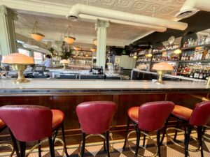 Walloon’s – horseshoe shaped bar will be first come first served according to Marcus Paslay. (Photo by Courtney Dabney)