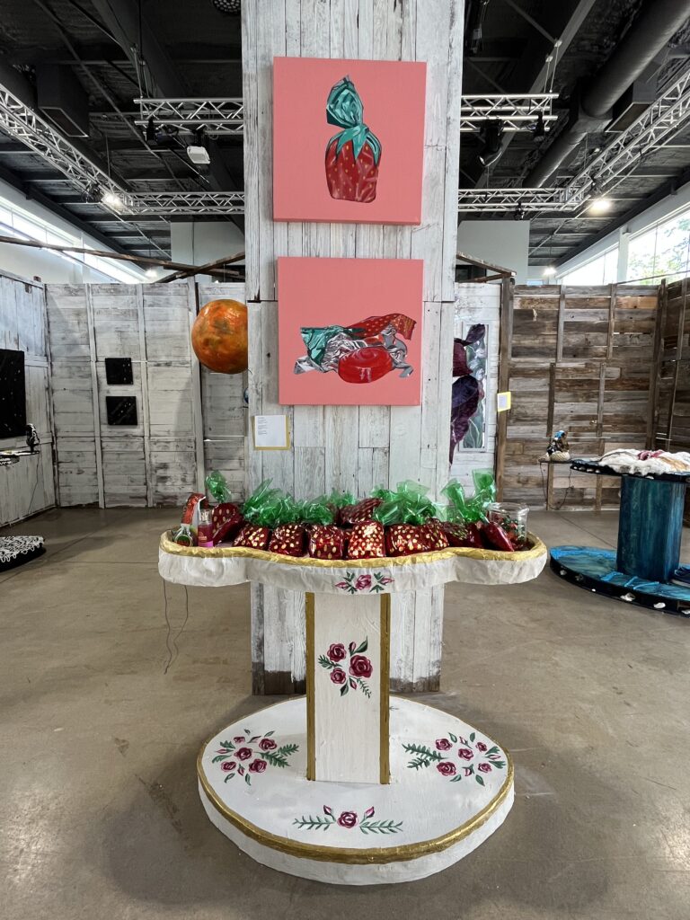 Laura Bennett's "Granny Candy," 2023, at "Multi-Zen-Sery" at The Alta Arts  (Photo by Brittany Ellis)