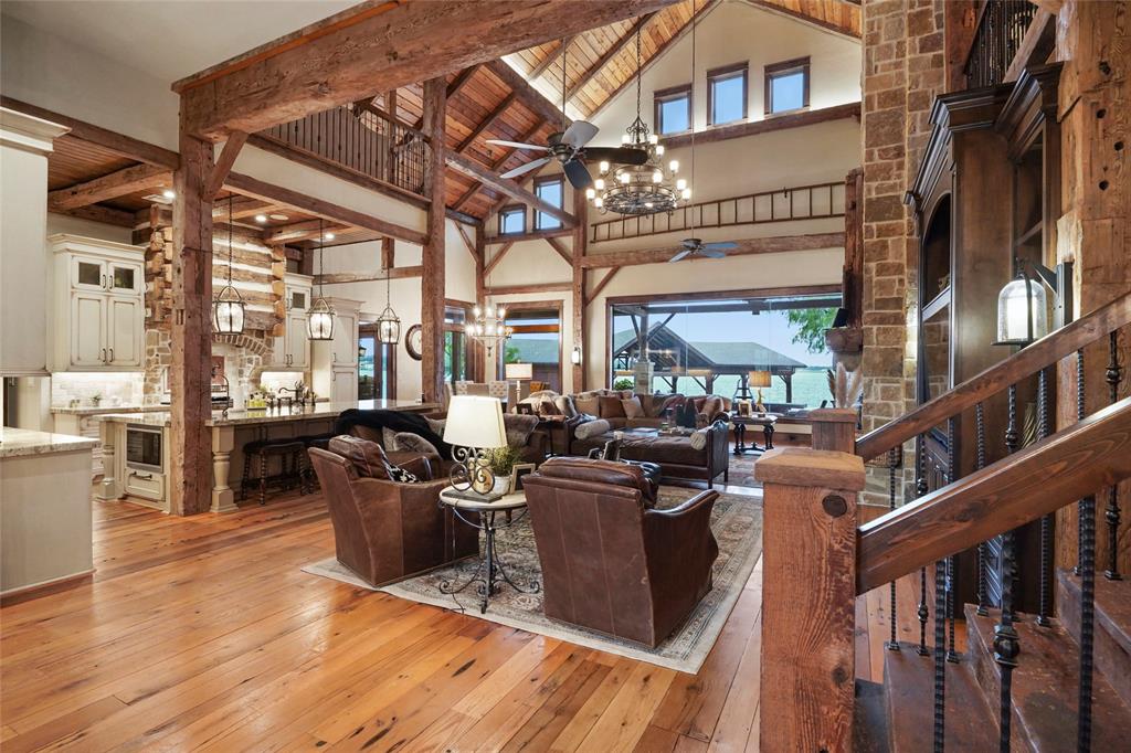 The open floor plan at 9144 Escondido Drive is ideal for large scale entertaining. (Photo by EmoMedia/Compass)
