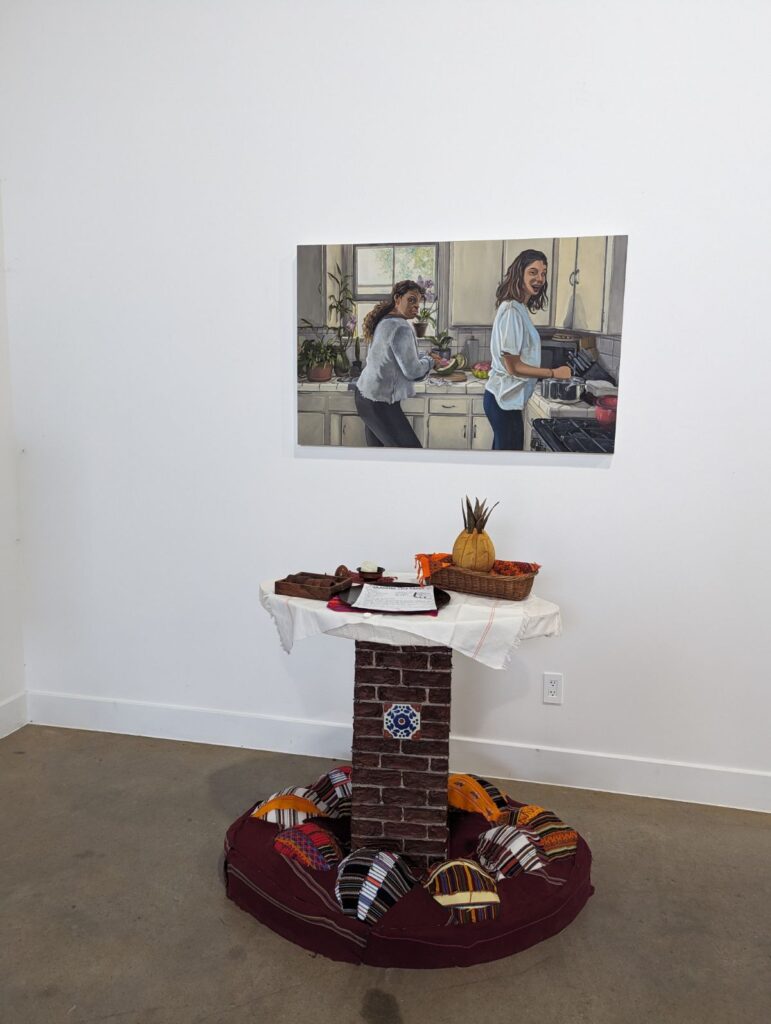 Collection by Toto, featuring one of the multi-sensory inclusive tables, at "Multi-Zen-Sery" at The Alta Arts (Photo by Brittany Ellis)