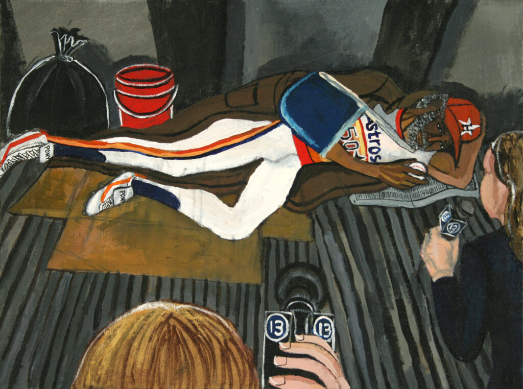 El Franco Lee II's "The Discovery of J.R. Richard," 2011. (Courtesy El Franco Lee II)