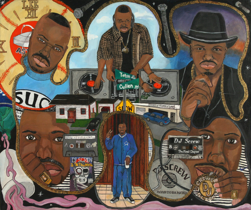 El Franco Lee II's "DJ Screw Montage," 2009. (Courtesy El Franco Lee II)