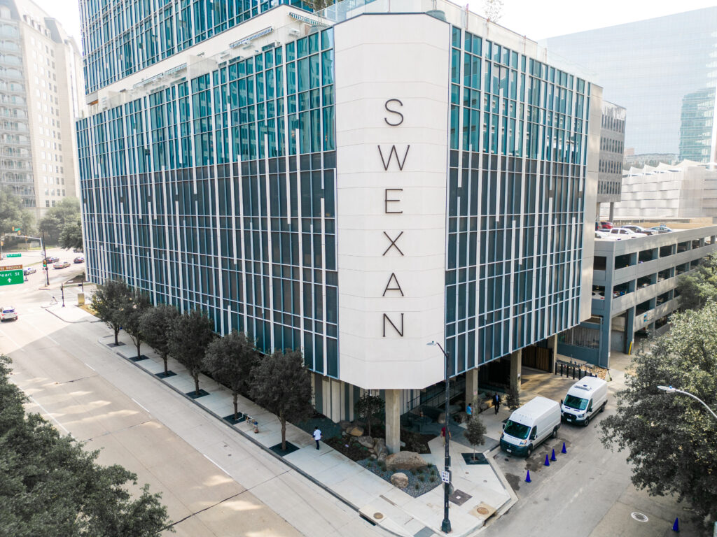 Hotel Swexan, designed by renowned Japanese architect Kengo Kuma. (Photo by Kathy Tran)