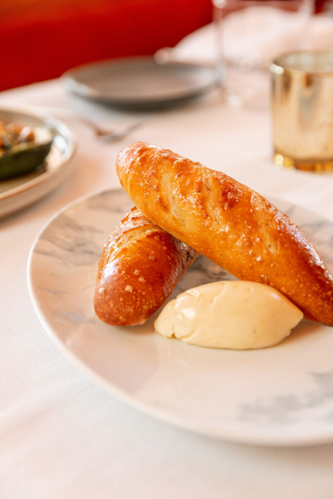 The bread service at Georgie is always divine. (Photo by Beckley)