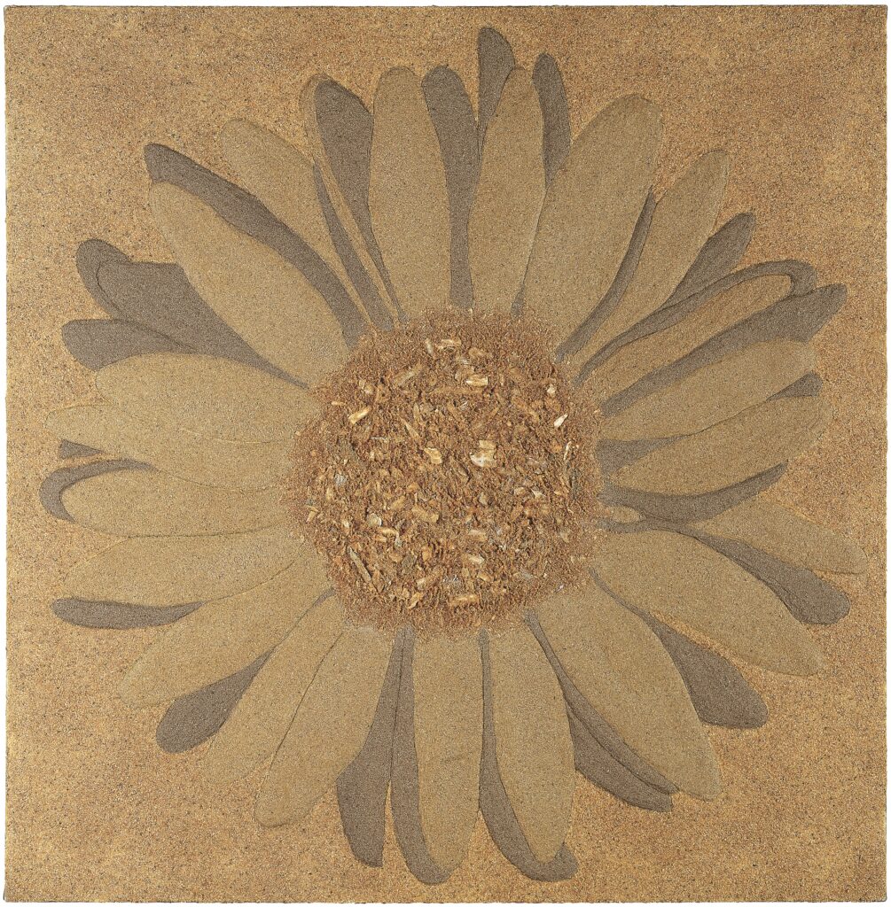 Wayne Gilbert's "Delicate Fragrance," 2007, human remains and gel, 36 x 36 inches