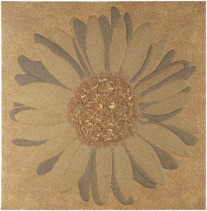 Wayne Gilbert’s “Delicate Fragrance,” 2007, human remains and gel, 36 x 36 inches