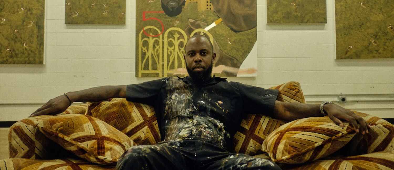 Dallas artist Jammie Holmes (portrait by Lauren Withrow)