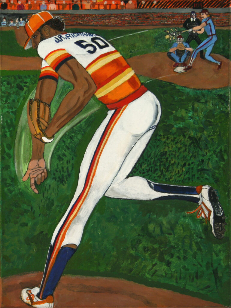 El Franco Lee II's "The Legendary J.R. Richard," 2011. (Courtesy El Franco Lee II)