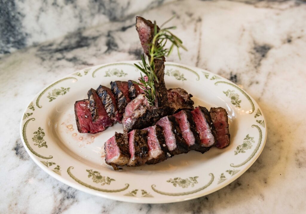 Via Triozzi also offers steak dishes sourced from Texas ranches. (Courtesy of Via Triozzi)