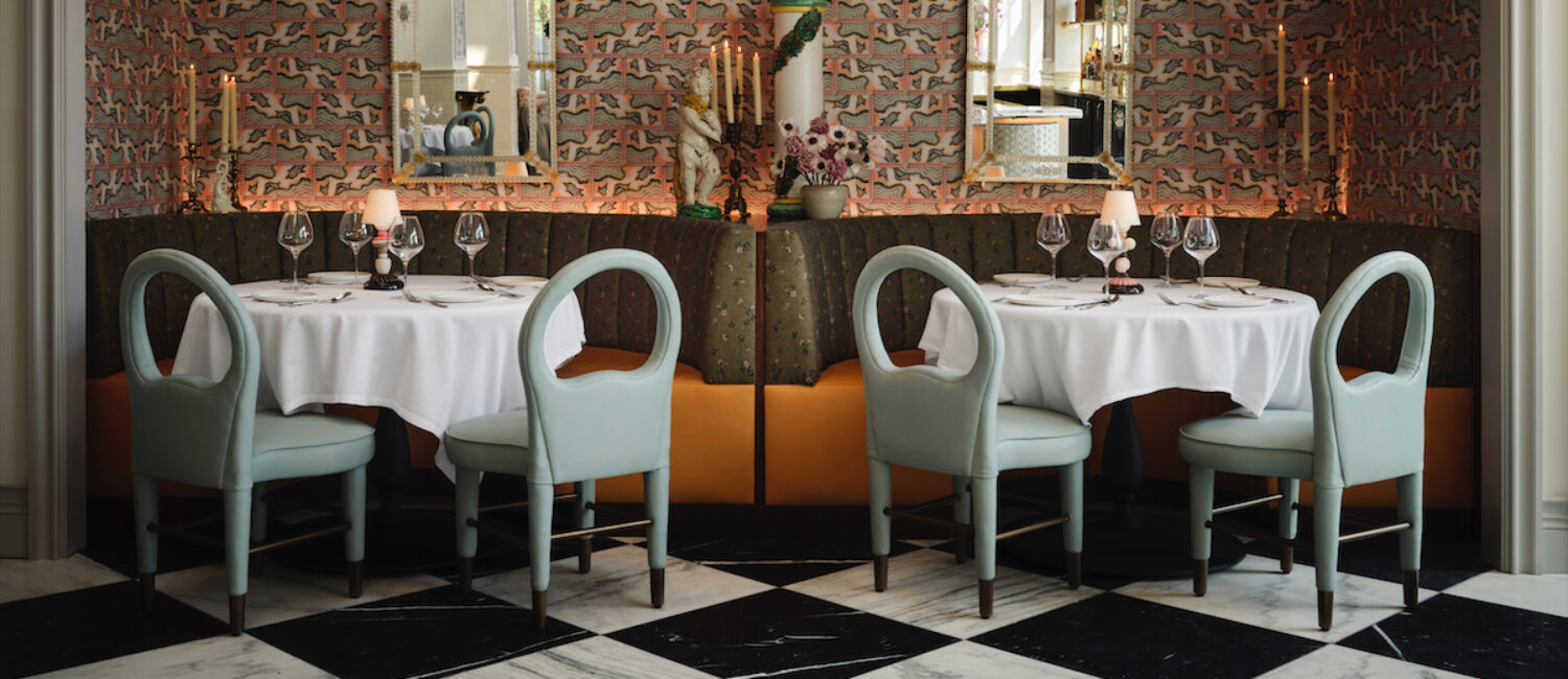 Seating at Mister Charles. (Photo by Douglas Friedman)