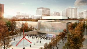 4) Ross Avenue Plaza View © Nieto Sobejano Arquitectos