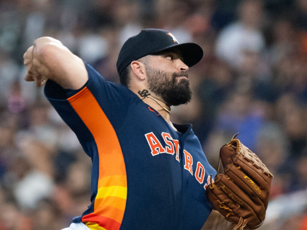 Jose Urquidy has come back from injury to give the Houston Astros some pitching depth. (Photo by F. Carter Smith)
