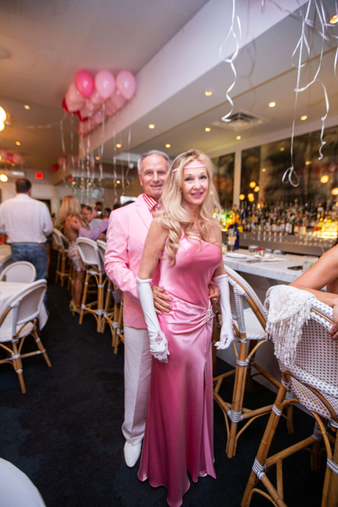 Vicki Burke at Le Barbie Brunch at Brasserie 19. (Photo by Alexander Hemingway)