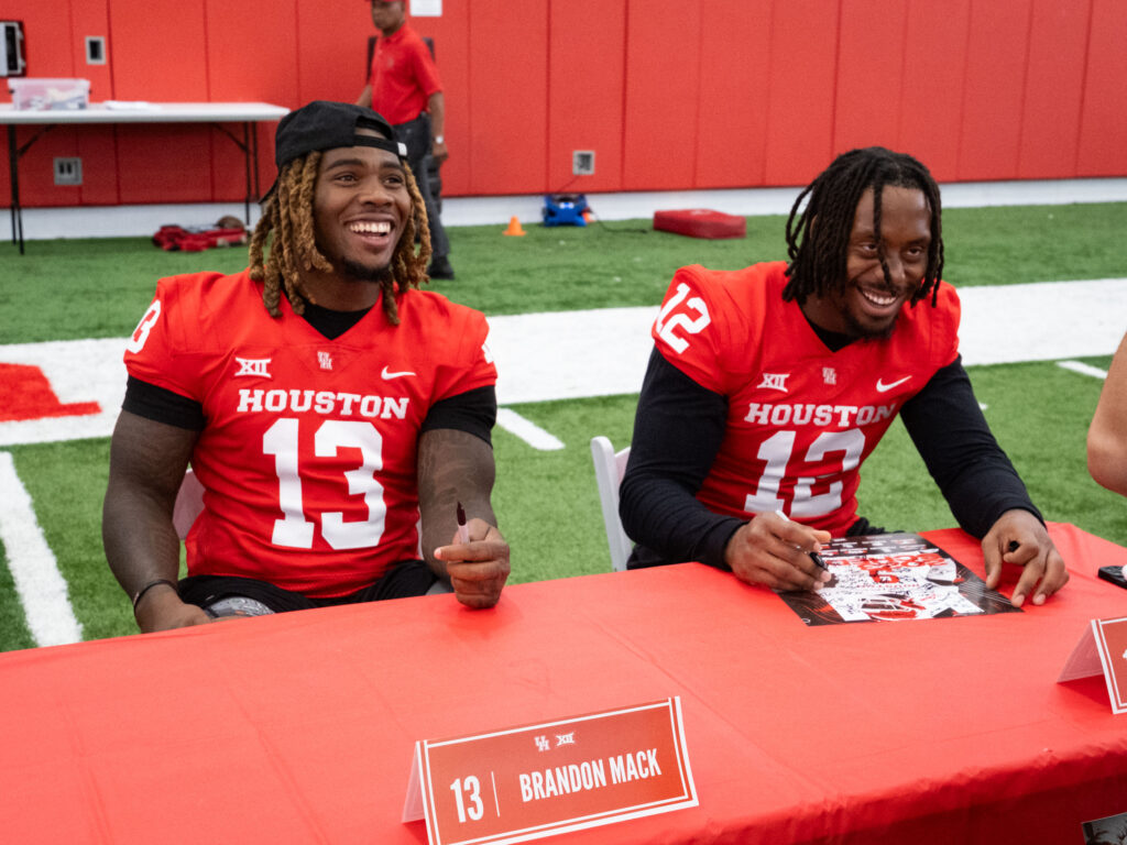 UH defensive lineman Brandon Mack (No. 13) is part of a talent infusion. (Photo by F. Carter Smith)  