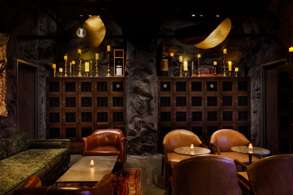 Cave Society at Hotel Vin offers card holders their own storage locker as well.