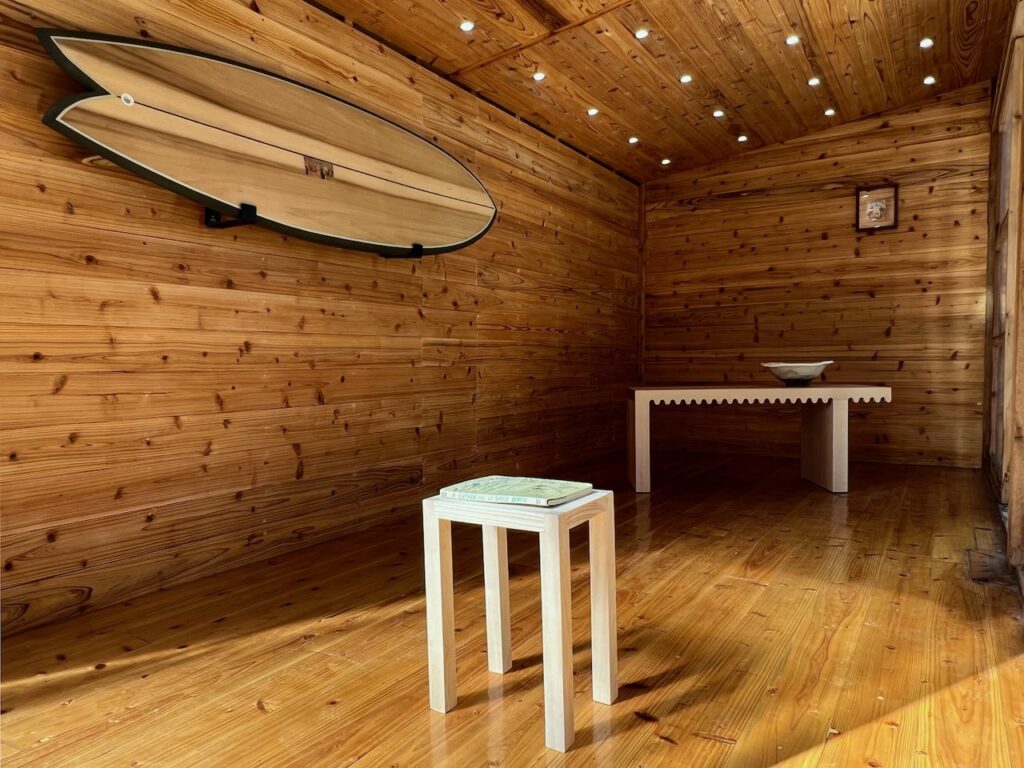 Inside the PICNIC SURF SHAPES space, ancillary to The Power Station, in Dallas, TX (Photo by Kevin Todora)