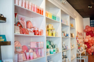A wide variety of paper goods for events are in stock at Jen Loves Paper. (Photo by Jen McDonald)