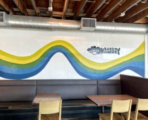 Eazy Monkey – The main dining room will also be used for private dining functions. (Photo by Courtney Dabney)