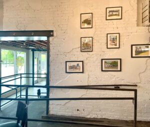 Eazy Monkey – with architectural renderings by Andrew Dilda’s father-in-law. (Photo by Courtney Dabney)