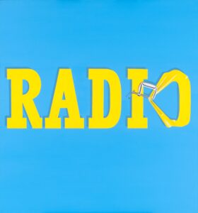 Edward Ruscha, Hurting the Word Radio #1, 1964