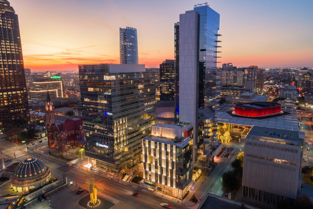 HALL Arts Hotel offers unbeatable Dallas views. 