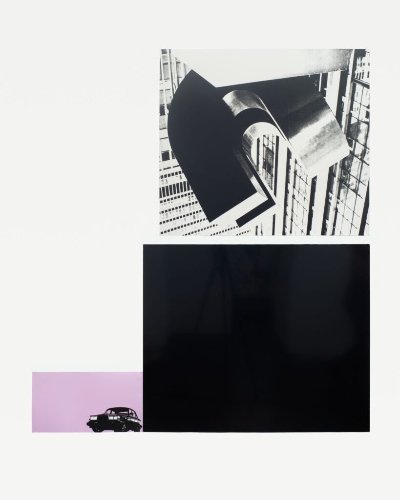 Gretchen Bender's "Untitled," 1982 (Photo by Caroline Philippone. © Estate of Gretchen Bender, Courtesy Sprüth Magers.) 