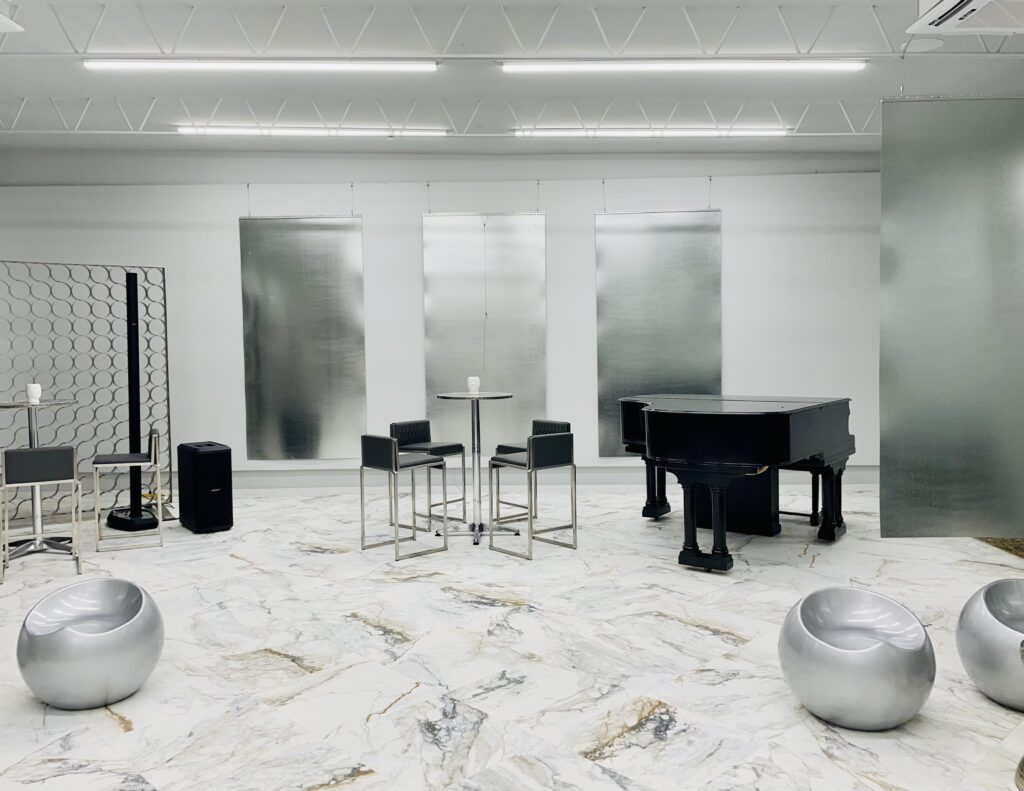 The gathering space can be configured for many types of events in including fashion shows. (Photo by Courtney Dabney)