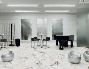 House – The gathering space can be configured for many types of events in including fashion shows. (Photo by Courtney Dabney)