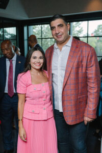 Houston Arts Alliance Kickoff_Michele Leal and George Farah_ by Johnny Than
