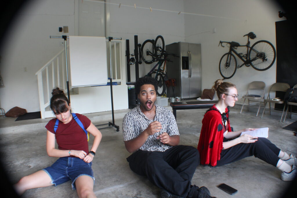 Behind dress rehearsals of "Sweet Trip" by Lily Afghani (Photo by Ethan Bard)