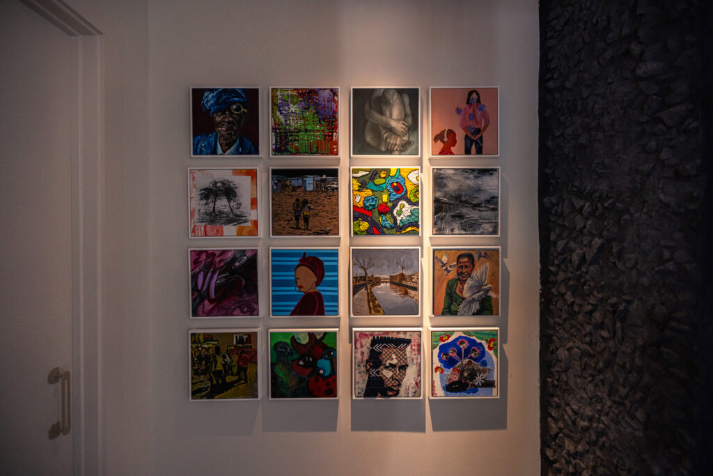 The powers that be at Nando's collaborate with both South African and a community's local artists to decorate each space. They are said to possess the largest collection of South African art in the world. Photo by Michael Anthony.