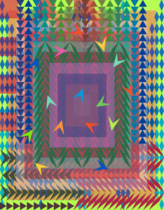 Jeffrey Gibson, Untitled 1. Courtesy of Tandem Press