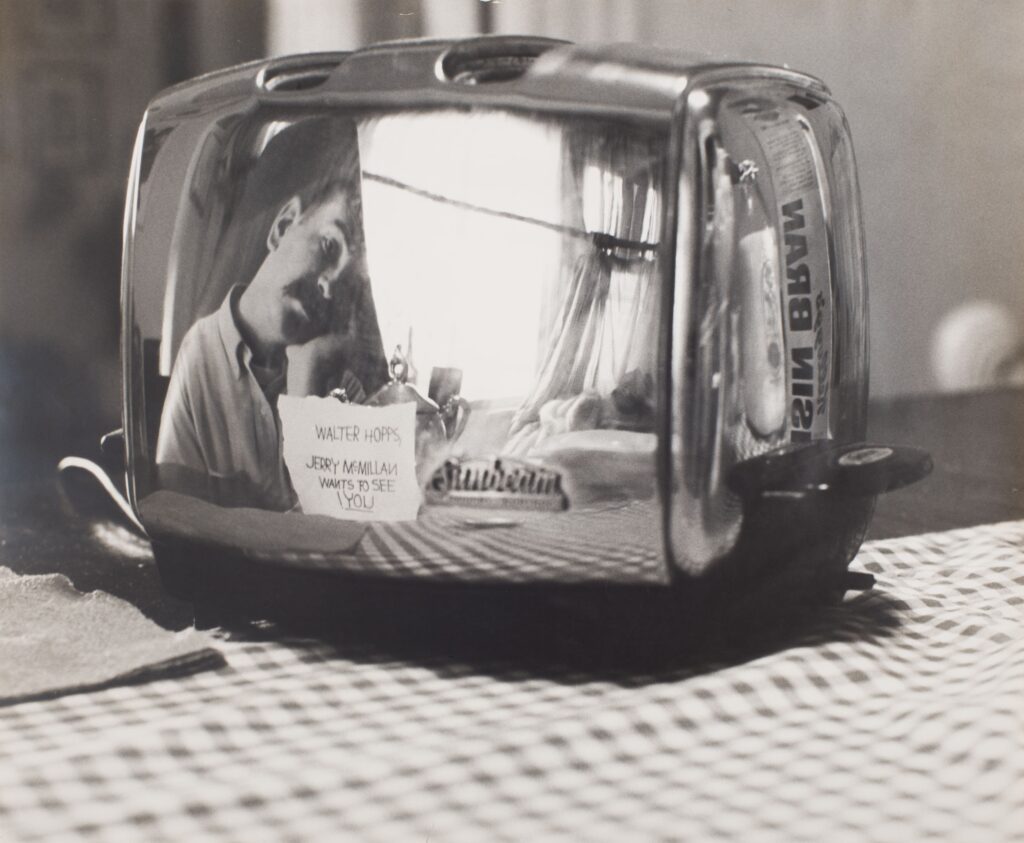 Jerry McMillan's "Walter Hopps, Jerry McMillan Wants to See You," 1965 (© Jerry McMillan. Courtesy of Craig Krull Gallery)