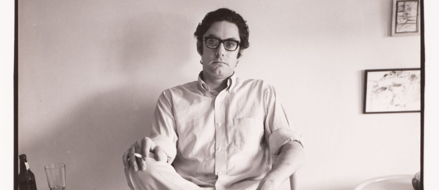 John R. Gossage, Portrait of Walter Hopps, 1969