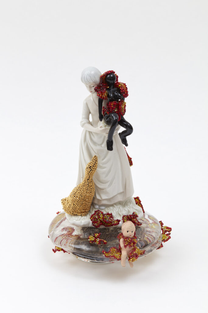 Joyce J. Scott's "Lake of Fire," 2014, at Peter Blum Gallery, New York (Courtesy Peter Blum Gallery, New York)