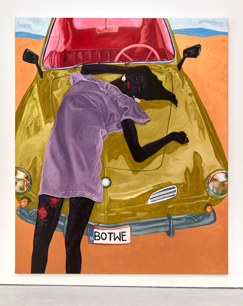 Kwesi Botchway's "Customize Car Surprise," 2021, at Maruani Mercier (Courtesy Maruani Mercier)